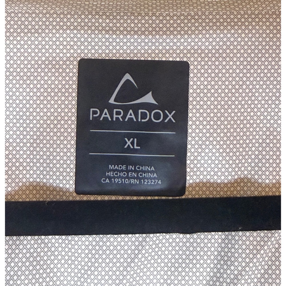 Paradox Costco Mens XL Blue Waterproof Breathable Hooded Rain Jacket Windbreaker - Picture 6 of 12